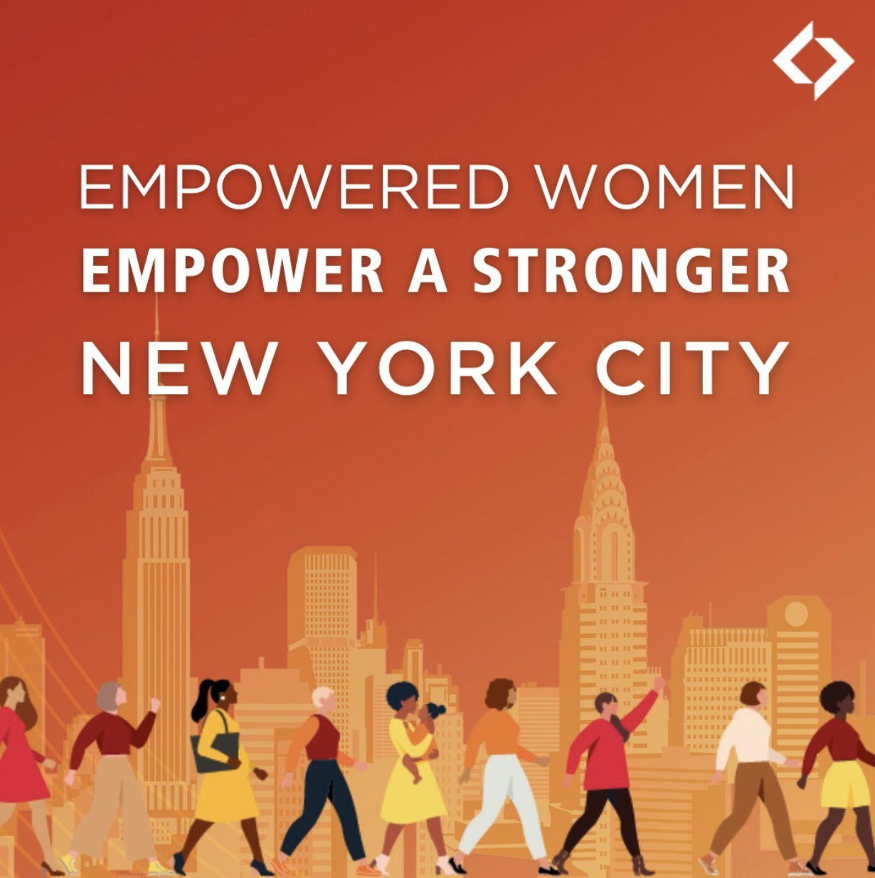 Empowered women new york city graphic 